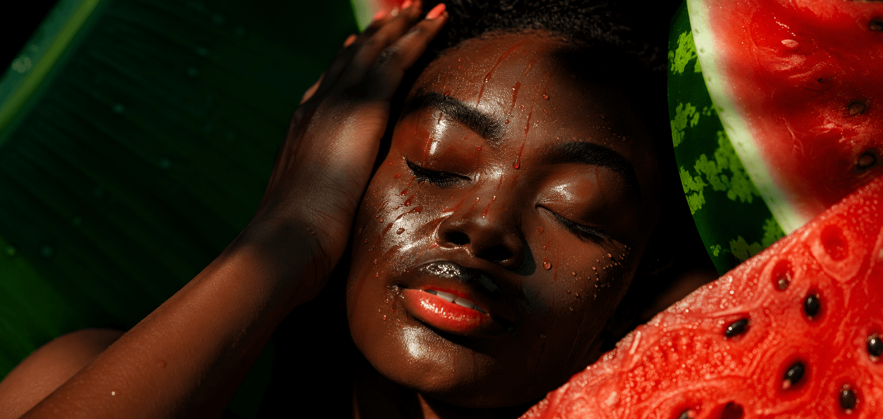 RnC Cosmetics makeup products arranged for a polished editorial look